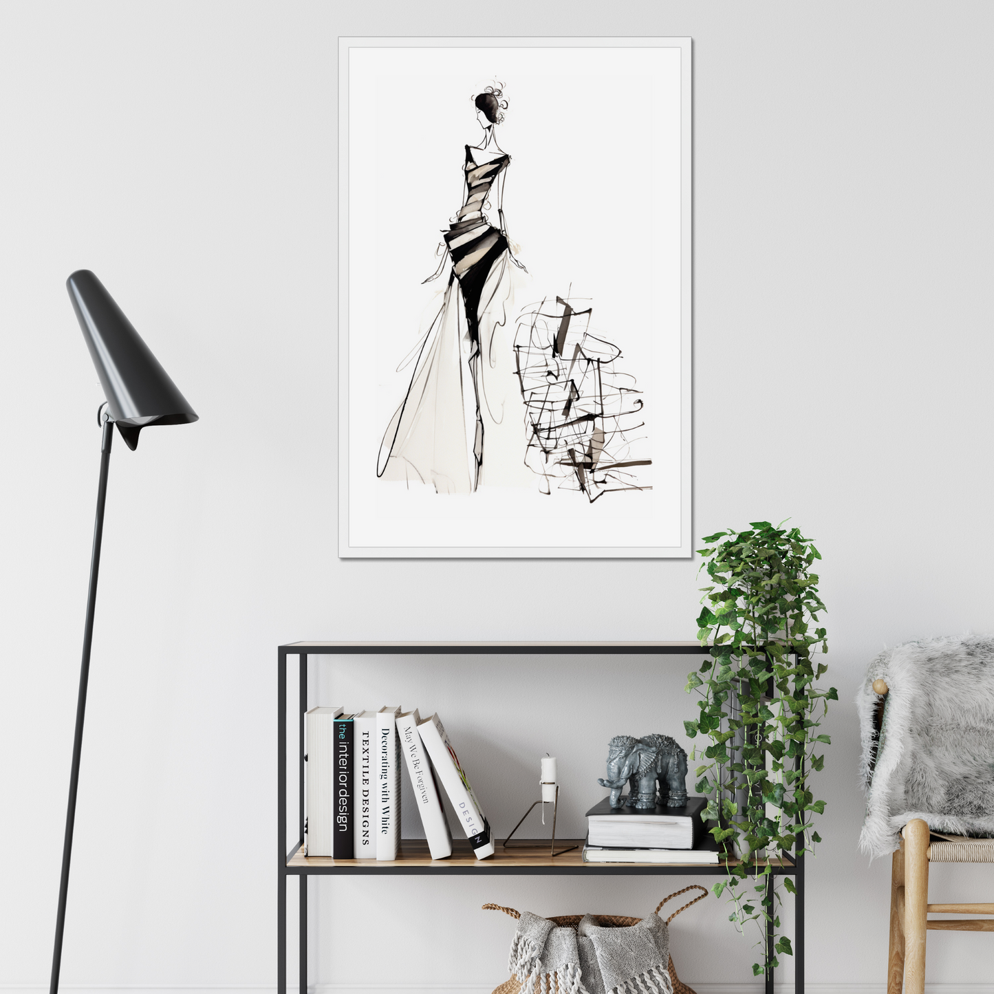 The Muse – Framed Wall Art Print