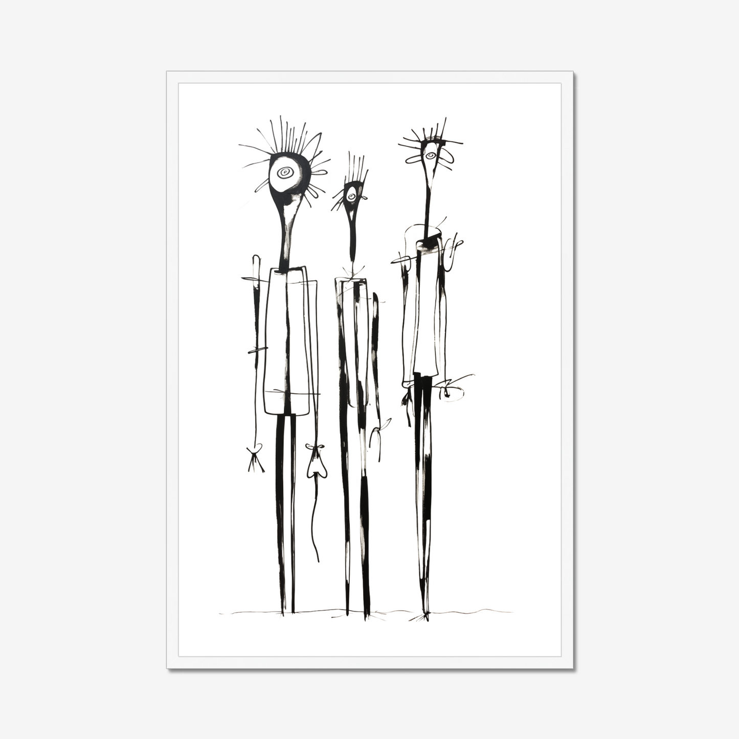 Draped in Silence – Framed Wall Art Print