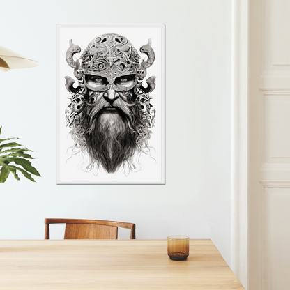 Viking Guardian – Framed Wall Art Print