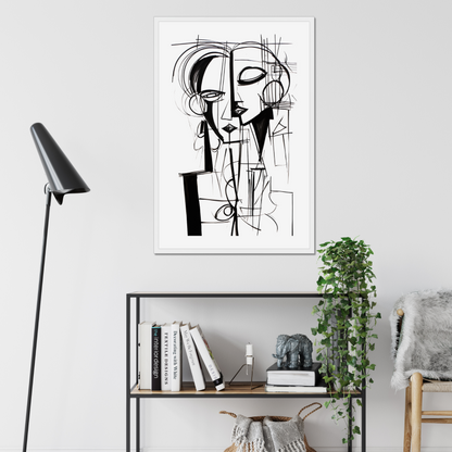 Line of Grace – Framed Wall Art Print