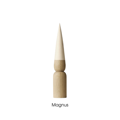 Marie & Magnus Wooden Elves 40cm - Oak & Maple