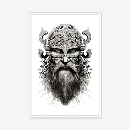 Viking Guardian – Framed Wall Art Print
