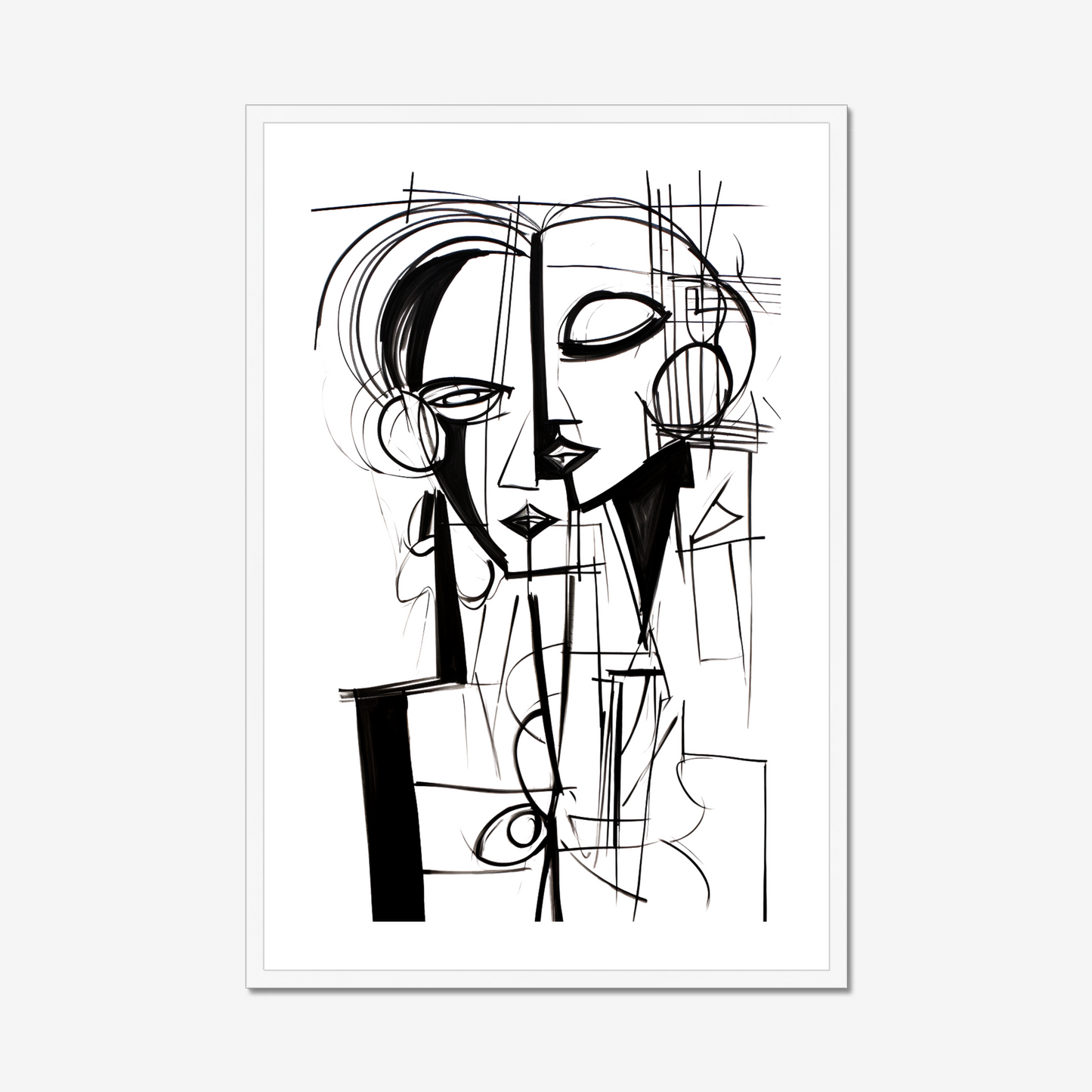 Line of Grace – Framed Wall Art Print