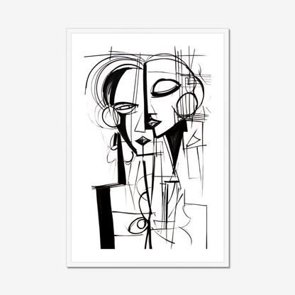Line of Grace – Framed Wall Art Print