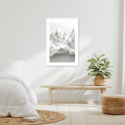 Icebergs – Framed Wall Art Print