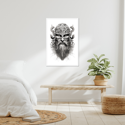 Viking Guardian – Framed Wall Art Print