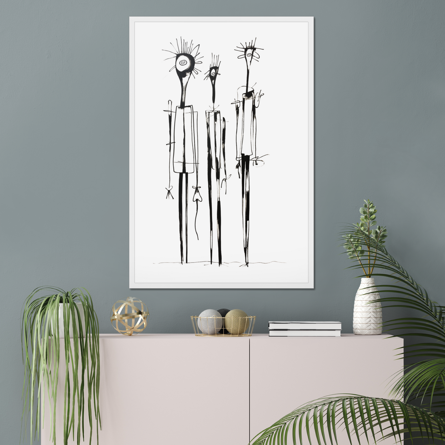 Draped in Silence – Framed Wall Art Print