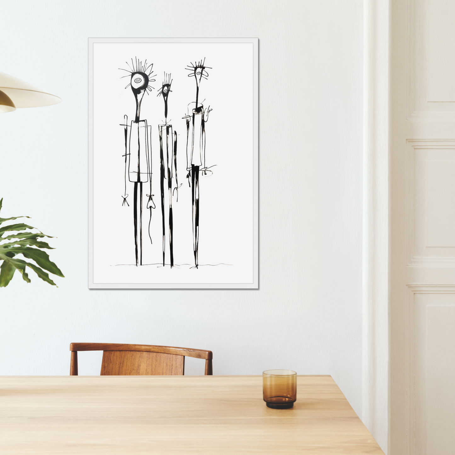 Draped in Silence – Framed Wall Art Print