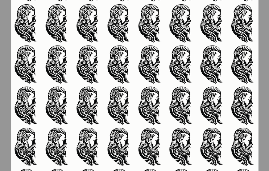 Tattoo Viking Wrapping Paper