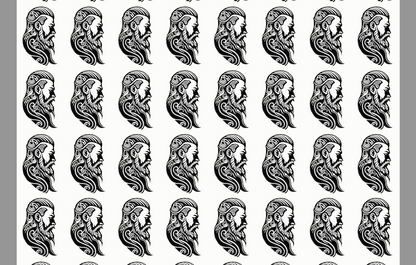 Tattoo Viking Wrapping Paper