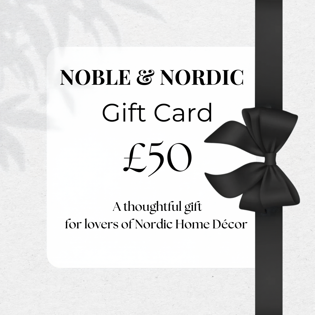 Noble & Nordic Gift Card