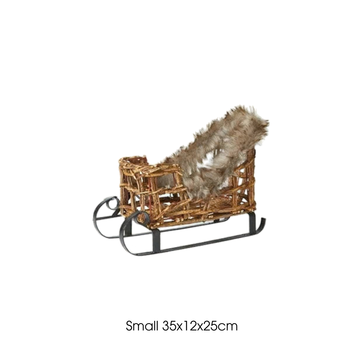 Decorative Wooden Christmas Sleighs – 2 Sizes