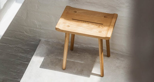 Scala Stool, Nature Oak, 43x30x45 cm