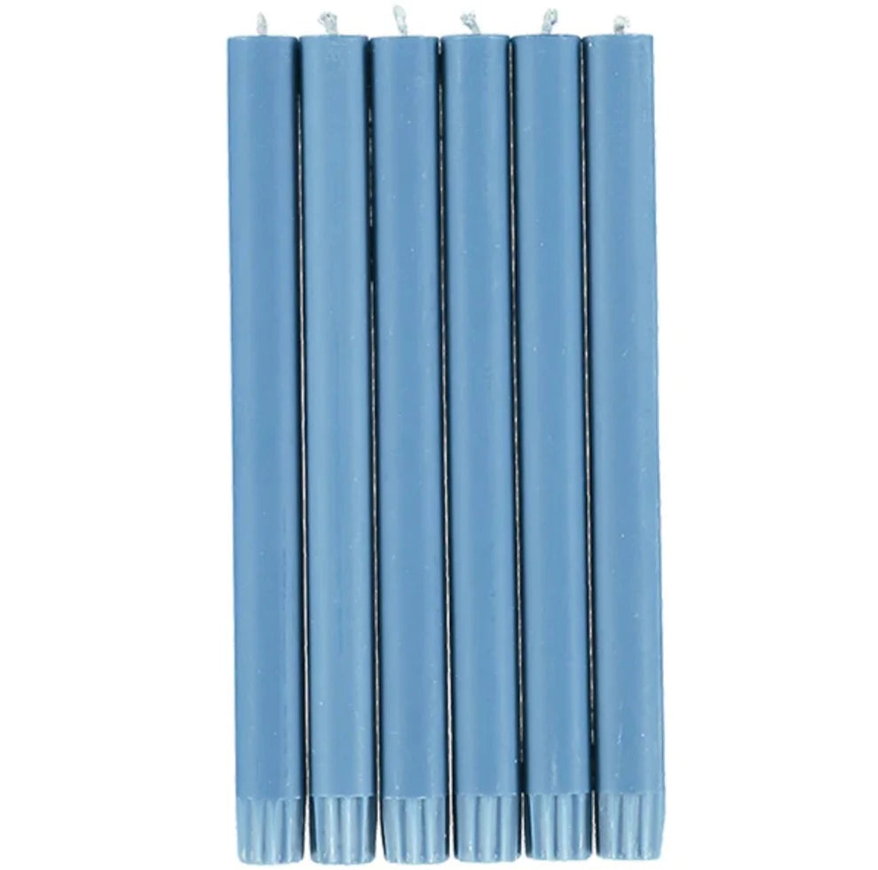 Powder Blue Eco Dinner Candles