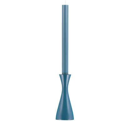 Standard Petrol Blue Wooden Candle Holder