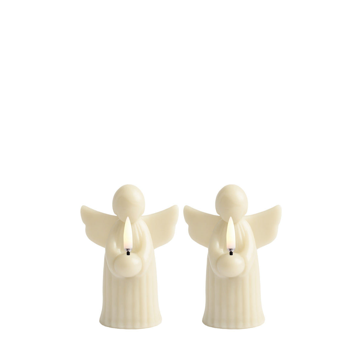 Angel LED Candle, Vanilla, 9x12 cm
