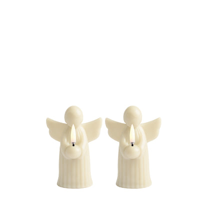 Angel LED Candle, Vanilla, 9x12 cm