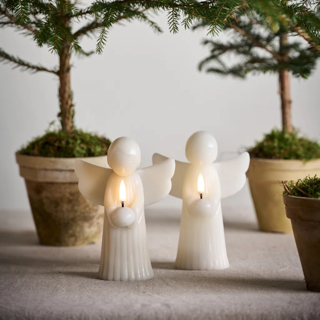 Angel LED Candle, Vanilla, 11×15.5cm