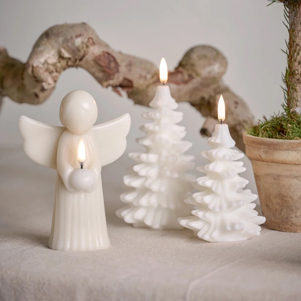 Angel LED Candle, Vanilla, 11×15.5cm