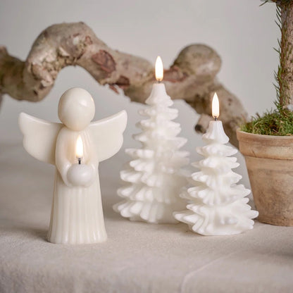 Angel LED Candle, Vanilla, 11×15.5cm
