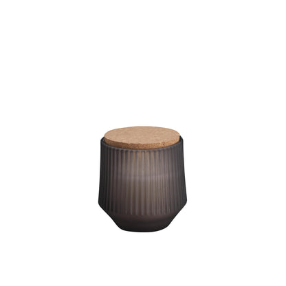 Harmony Scented Wax Glass Candle, Smoked