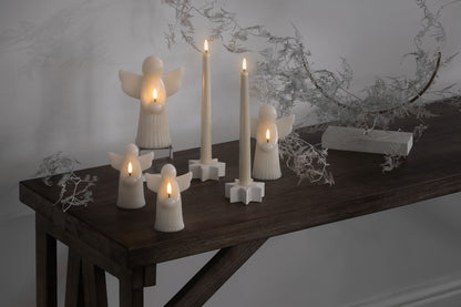 Angel LED Candle, Vanilla, 9x12 cm