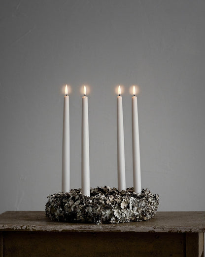 Nordic White LED Taper Candle Giftbox, 4-Pack