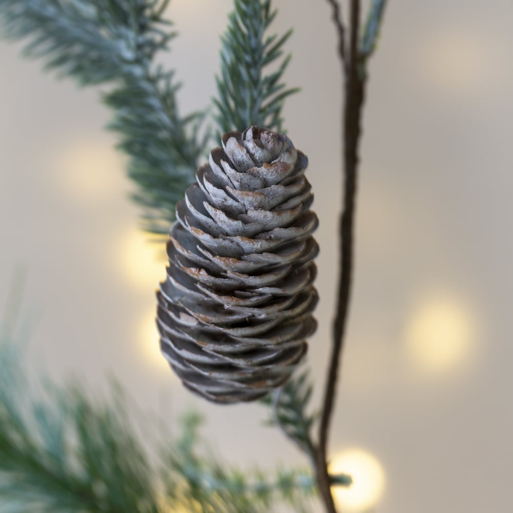 Blueberry & Fircone Garland — Natural Winter Foliage