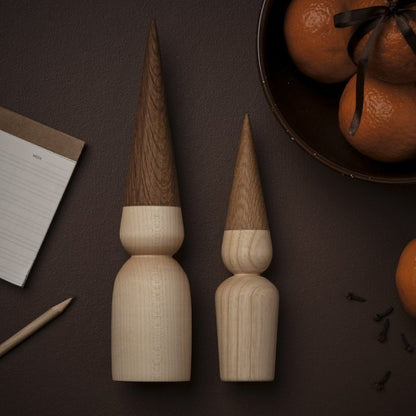 Signe & Sofus Wooden Elves 25cm - Maple & Oiled Oak