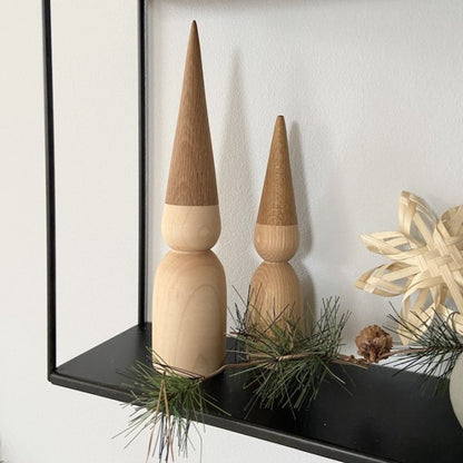 Signe & Sofus Wooden Elves 25cm - Maple & Oiled Oak