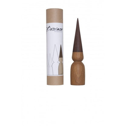 Pre-Order | Caroline & Christian Wooden Elves 18.5cm - Oak & Walnut