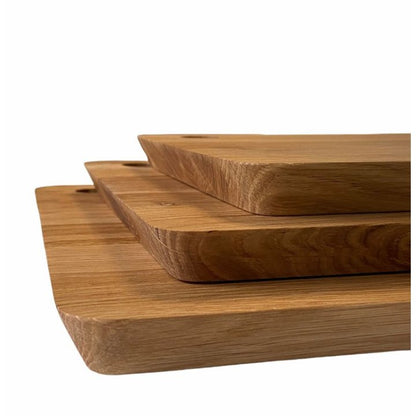 Pre-Order | Square Cutting Board with Hanging Hole - Oiled Oak - 2-Sizes