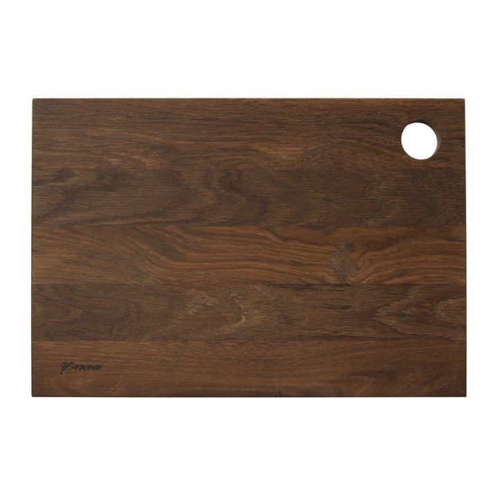 Gastro Board with Handle Hole - Smoked Oak, 38x26cm
