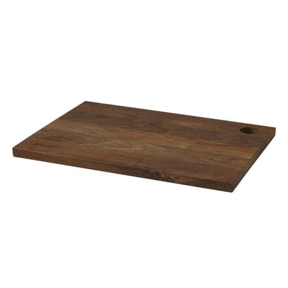 Pre-Order | Gastro Board with Handle Hole - Smoked Oak, 38x26cm