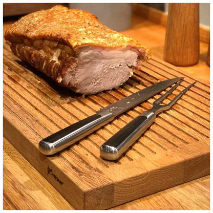 Pre-Order | Large Cutting Board Tranche w/ Juice Groove - Oiled Oak, 50x30cm