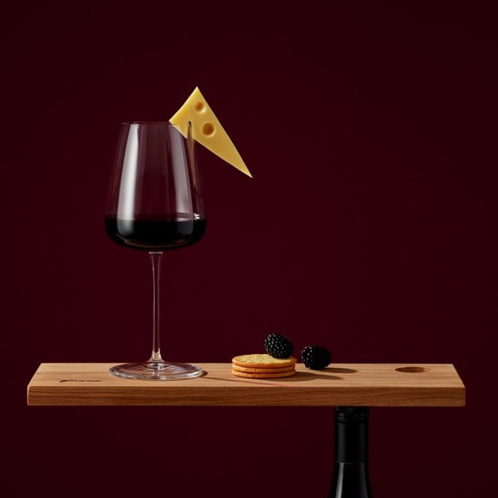 Tapas Fumé Board - Oiled Oak, 38cm