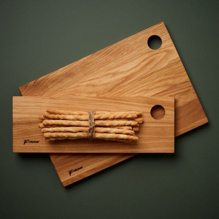 Tapas Fumé Board - Oiled Oak, 38cm