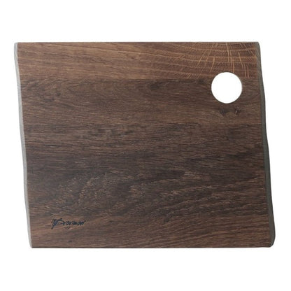 Pre-Order | Tapas Farm Board with Handle Hole - Smoked Oak, H1,5×L24 x W28,5cm