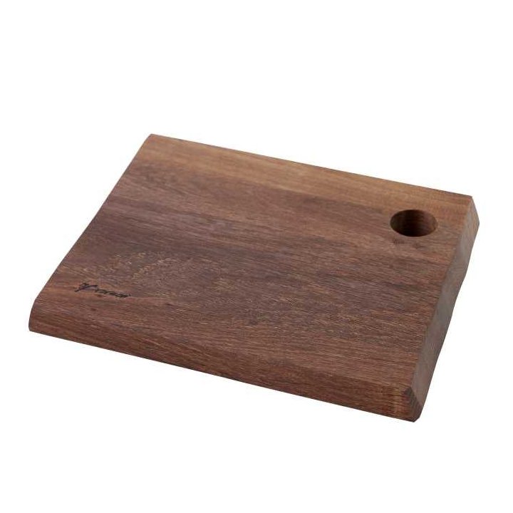 Tapas Farm Board with Handle Hole - Smoked Oak, H1,5×L24 x W28,5cm