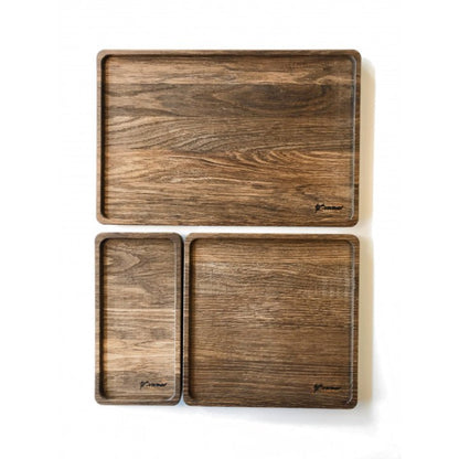 Serving Trays - Smoked Oak - 3-Sizes