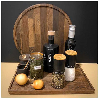 Serving Trays - Smoked Oak - 3-Sizes