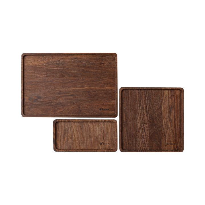 Serving Trays - Smoked Oak - 3-Sizes