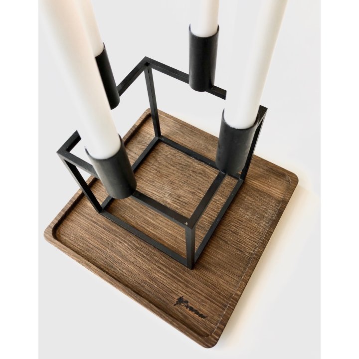 Serving Trays - Smoked Oak - 3-Sizes