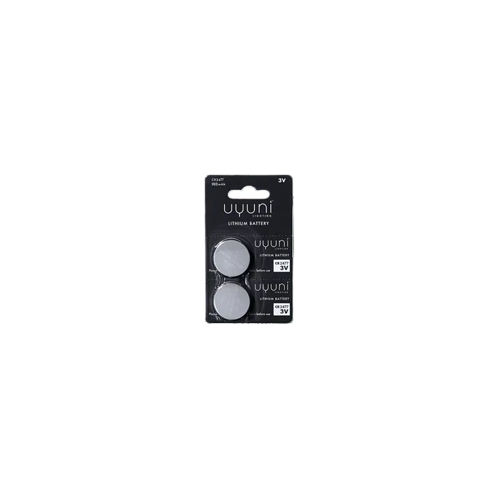 Uyuni CR2477 Batteries, 3V, 1000mAh, 2-Pack